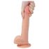 Lovetoy Nature Cock - realistisk dildo med sugekop - 21cm - natur