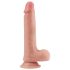 Lovetoy Nature Cock - realistisk dobbeltlags dildo - 20cm - natur