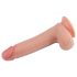 Lovetoy Nature Cock - realistisk dobbeltlags dildo - 20cm - natur