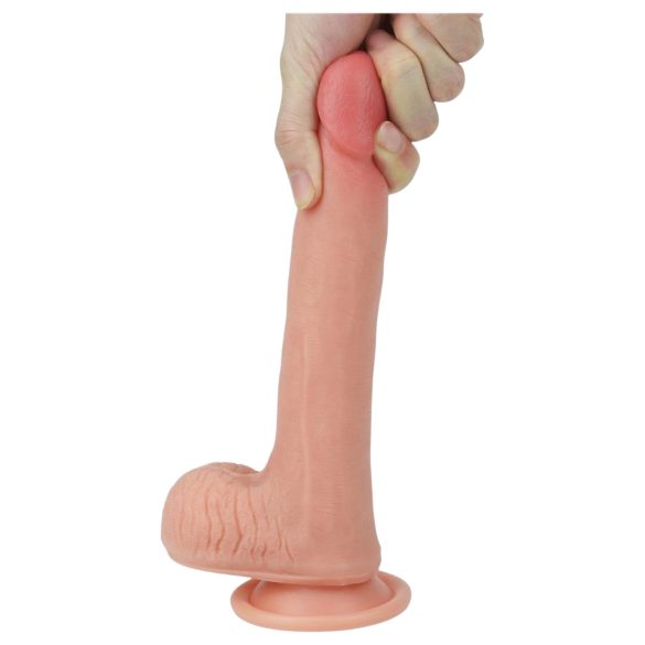 Lovetoy Nature Cock - realistisk dobbeltlags dildo - 20cm - natur