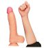 Lovetoy Nature Cock - realistisk dobbellags dildo - 25cm - natur