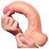 Lovetoy Nature Cock - realistisk dobbellags dildo - 25cm - natur