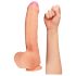 Lovetoy - realistisk dildo - dobbeltlag - 28cm natur
