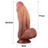 Lovetoy - dobbeltlags realistisk dildo - 26 cm (natur)