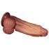 Lovetoy - dobbeltlags realistisk dildo - 26 cm (natur)