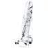 Lovetoy Flawless Clear - dildo med sugekop - 19 cm - gennemsigtig