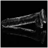 Lovetoy Flawless Clear - dildo med sugekop - 19 cm - gennemsigtig