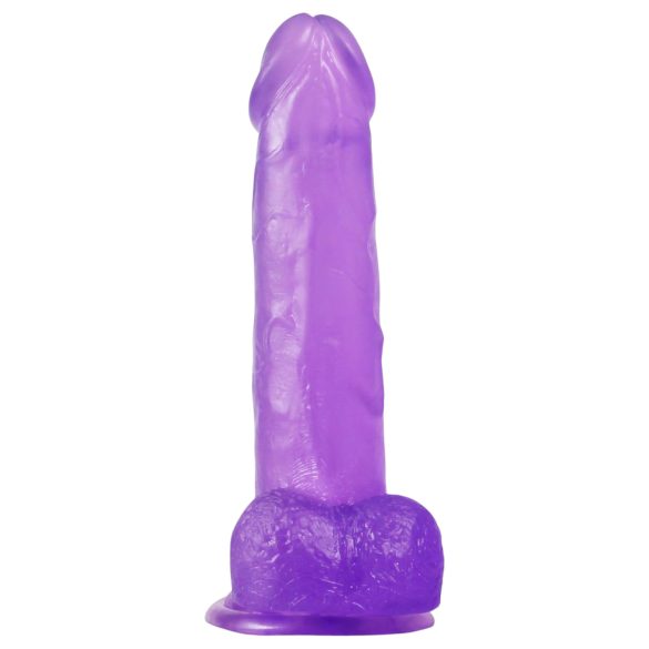 Lovetoy - dildo med sugekop - realistisk - 20cm lilla