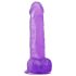 Lovetoy - dildo med sugekop - realistisk - 20cm lilla