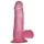 Lovetoy - dildo med sugekop - 15 cm - pink