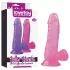 Lovetoy - dildo med sugekop - 15 cm - pink