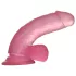 Lovetoy - dildo med sugekop - 15 cm - pink