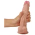 Lovetoy Sliding-Skin - realistisk dildo - dobbeltsjikt - 21cm - natur