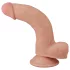 Lovetoy Sliding-Skin - realistisk dildo - dobbeltsjikt - 21cm - natur