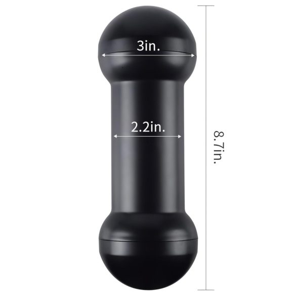 Lovetoy - masturbator til vagina og anus - naturfarve