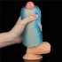 Lovetoy Training Master - 2-sidet ribbet masturbator (blå)