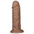 Lovetoy Chubby - Realistisk dildo med sugekop - 25 cm (naturlig)
