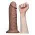 Lovetoy Chubby - Realistisk dildo med sugekop - 25 cm (naturlig)