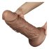 Lovetoy Chubby - Realistisk dildo med sugekop - 25 cm (naturlig)