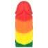 Lovetoy Prider - realistisk dildo - 19 cm (regnbuefarvet)