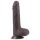 Lovetoy Sliding-Skin - realistisk dildo - dobbeltlag - 18cm brun