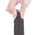 Lovetoy Sliding-Skin - realistisk dildo - dobbeltlag - 18cm brun