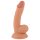 Mr. Rude - Suget dildos med kugler, 18cm (natur)