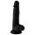 Mr. Rude - realistisk dildo med sugekop og testikler - 19cm - sort