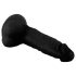 Mr. Rude - realistisk dildo med sugekop og testikler - 19cm - sort