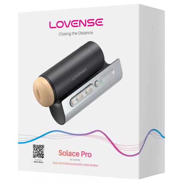 Lovense Solace Pro - App-styret masturbator til mænd (sort)