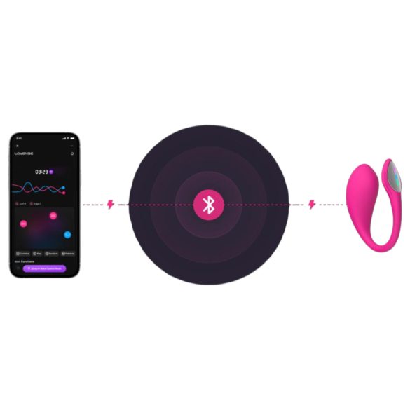 Lovense - fjernstyret vibroæg - app-styret - pink