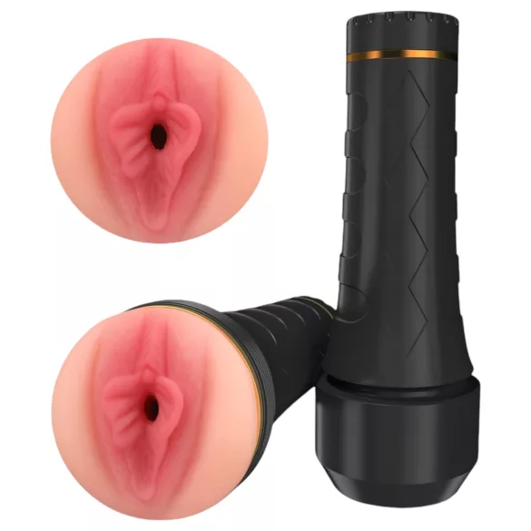 Tracy's Dog - masturbator - realistisk vagina - silikone sort/natur