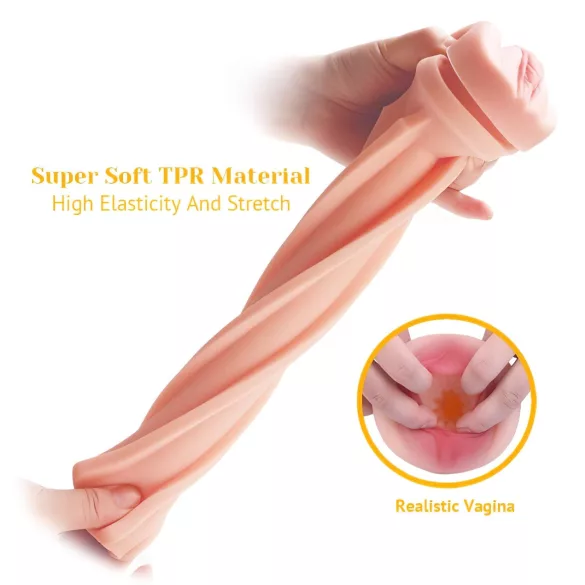 Tracy's Dog - masturbator - realistisk vagina - silikone sort/natur