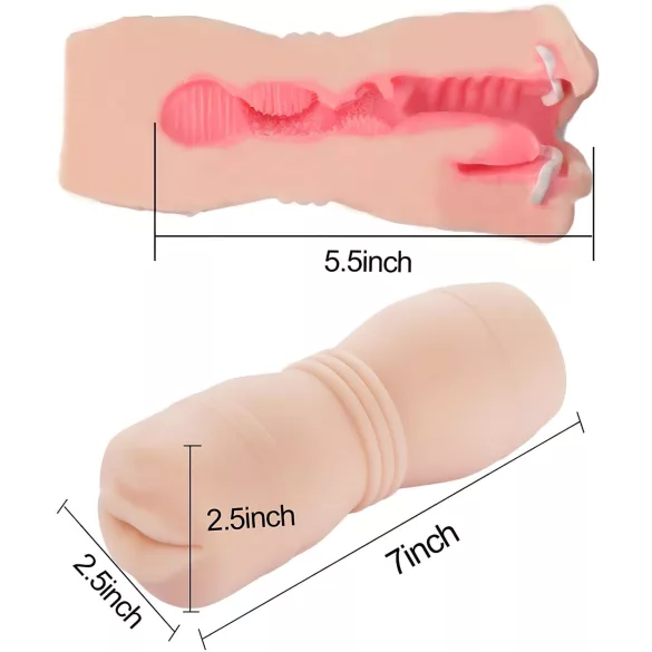 Tracy's Dog - mands onanimasturbator med tænder - realistisk mund - natur