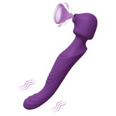   Tracy's Dog - wand vibrator - pulserende massage - silikone lilla