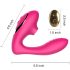 Tracy's Dog 2 - lufttryksvibrator og vibrator - 2i1 - pink
