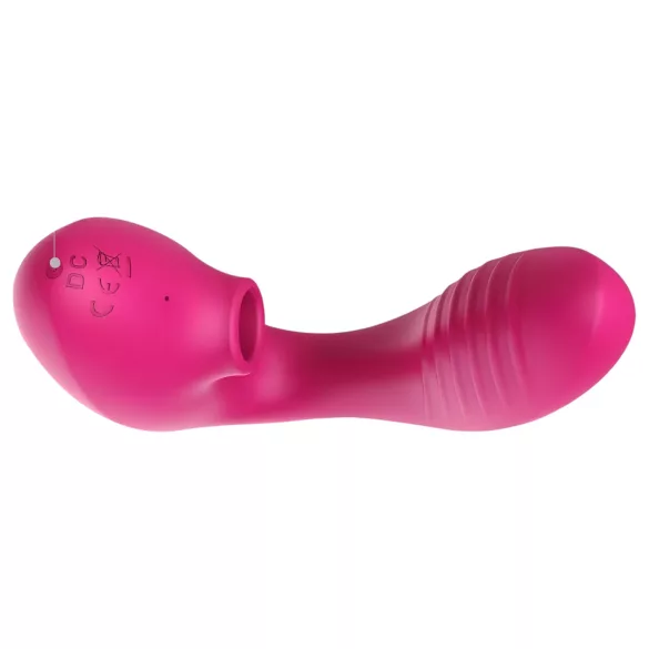 Tracy's Dog 2 - lufttryksvibrator og vibrator - 2i1 - pink