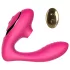 Tracy's Dog 2 - lufttryksvibrator og vibrator - 2i1 - pink
