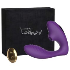   Tracy's Dog 2 - lufttryk vibrator og klitorisvibrator - 2i1 - lilla