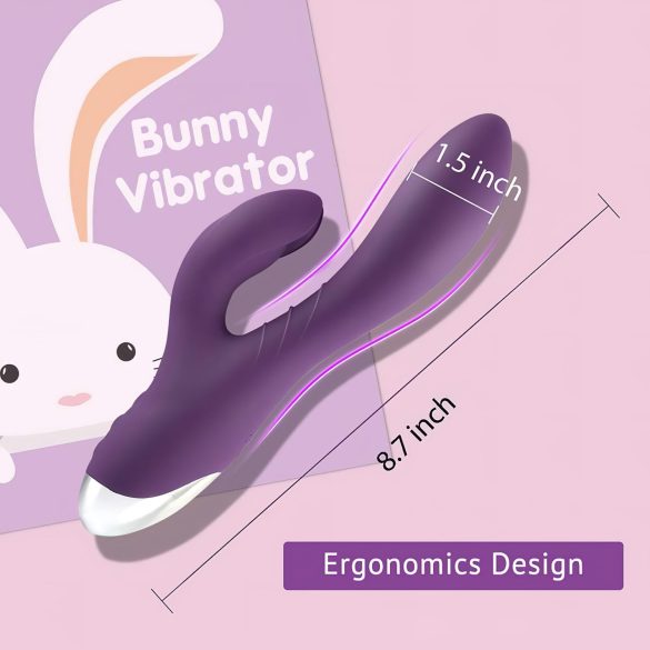 Tracy's Dog - rabbit vibrator med klitorisarm - vandtæt - lilla