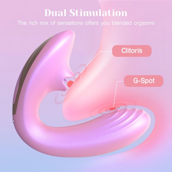 Tracy's Dog OG Lick - G-punkt vibrator og klitorisstimulator - pink