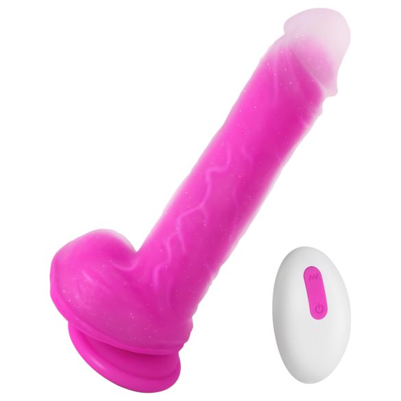 Tracy's Dog - realistisk dildo vibrator - 20 cm - pink