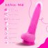 Tracy's Dog - realistisk dildo vibrator - 20 cm - pink