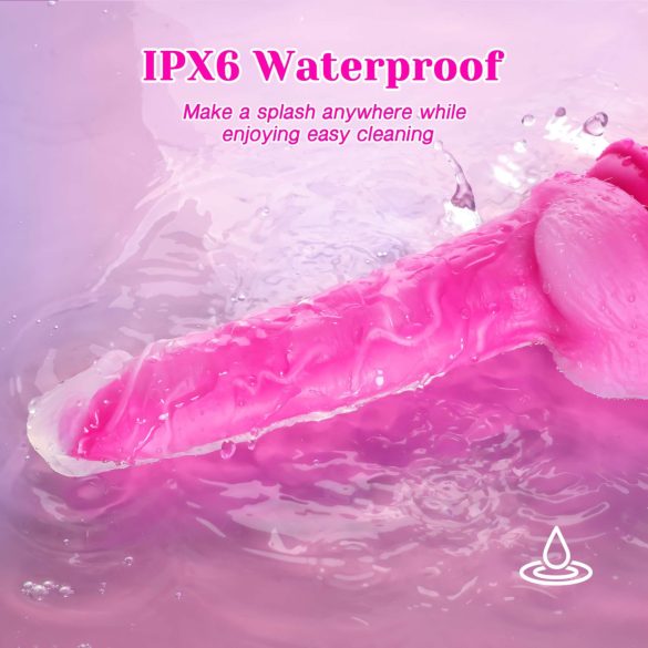 Tracy's Dog - realistisk dildo vibrator - 20 cm - pink