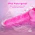 Tracy's Dog - realistisk dildo vibrator - 20 cm - pink