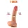 FeelSkin - realistisk dildo - natur - 17,8cm
