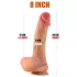 FeelSkin - ultrarealistisk dildo med testikler - natur (21 cm)