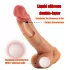 FeelSkin - ultra-realistisk dildo med testikler - natur (18,5 cm)