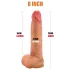 FeelSkin - ultrarealistisk dildo med testikler (natur, 17 cm)
