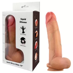   FeelSkin - ultrarealistisk dildo med testikler (natur, 22 cm)